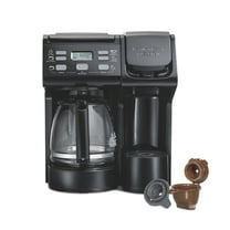 Hamilton Beach FlexBrew Trio Coffee Maker, Single Serve or 12 Cups, Black, 49904