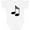AA-White, variant on Inktastic Music Notes for the Music Lover Boys or Girls Baby Bodysuit