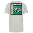 thumbnail image 3 of Men's '47  Gray Baltimore Ravens Chrome Plate Franklin T-Shirt, 3 of 3