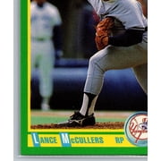 1990 Score Lance McCullers New York Yankees #186 Baseball Card