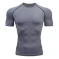 thumbnail image 1 of Playera Licra Deportiva Compresión Correr Manga Corta Gym, 1 of 7