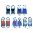 thumbnail image 1 of Guardoinrt 16x Waterproof Silicon Flat Elastic Athletic Running Shoe Laces Environmental And Convenient Gray 16 pcs, 1 of 2