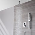 thumbnail image 3 of Boyel Living 10 inches Rain Shower System Ceiling Mount Dual Shower Heads with Adjustable Handheld Shower Chrome, 3 of 10