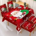thumbnail image 3 of para navideña, para sillas de comedor, impermeables, para sillas de Papá Noel lavables, mantelería navideña pa Sunnimix Manteles, 3 of 6
