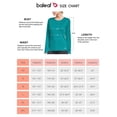 thumbnail image 6 of baleaf Women's Long Sleeve Workout Tops Running Shirt Quick Dry Teal L, 6 of 6