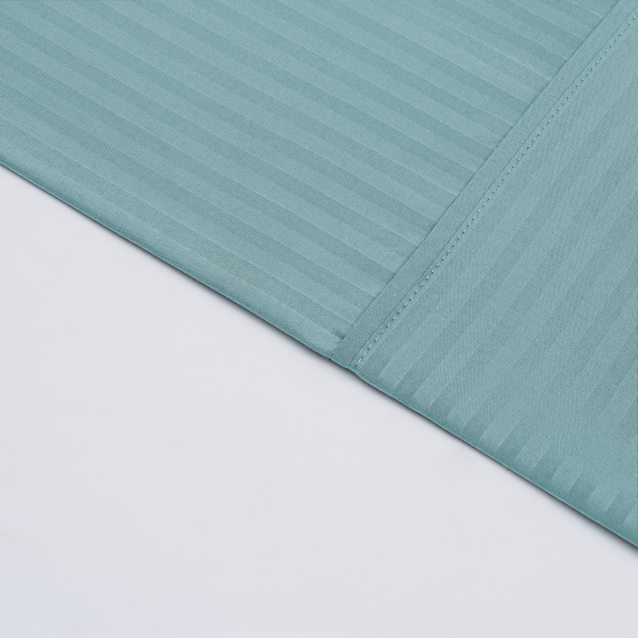 Mainstays Super Soft Brushed Microfiber Bed Sheet Set, Blue Cameo Embossed Stripe, Queen, 4 Piece
