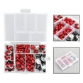 thumbnail image 2 of 158PCS Motorcycle Sportbike Windscreen Fairing Bolt Kit Fastener Clip Screw Red, 2 of 9