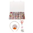 thumbnail image 1 of Juguete de Abalorios de Multicolor, Manualidades Artísticas, Fabricación de Joyas, Juguetes de Bricolaje para Niños Y Niñas (alrededor de 500 Piez Retro Gloria Cuentas mixtas para hacer joyas, 1 of 5