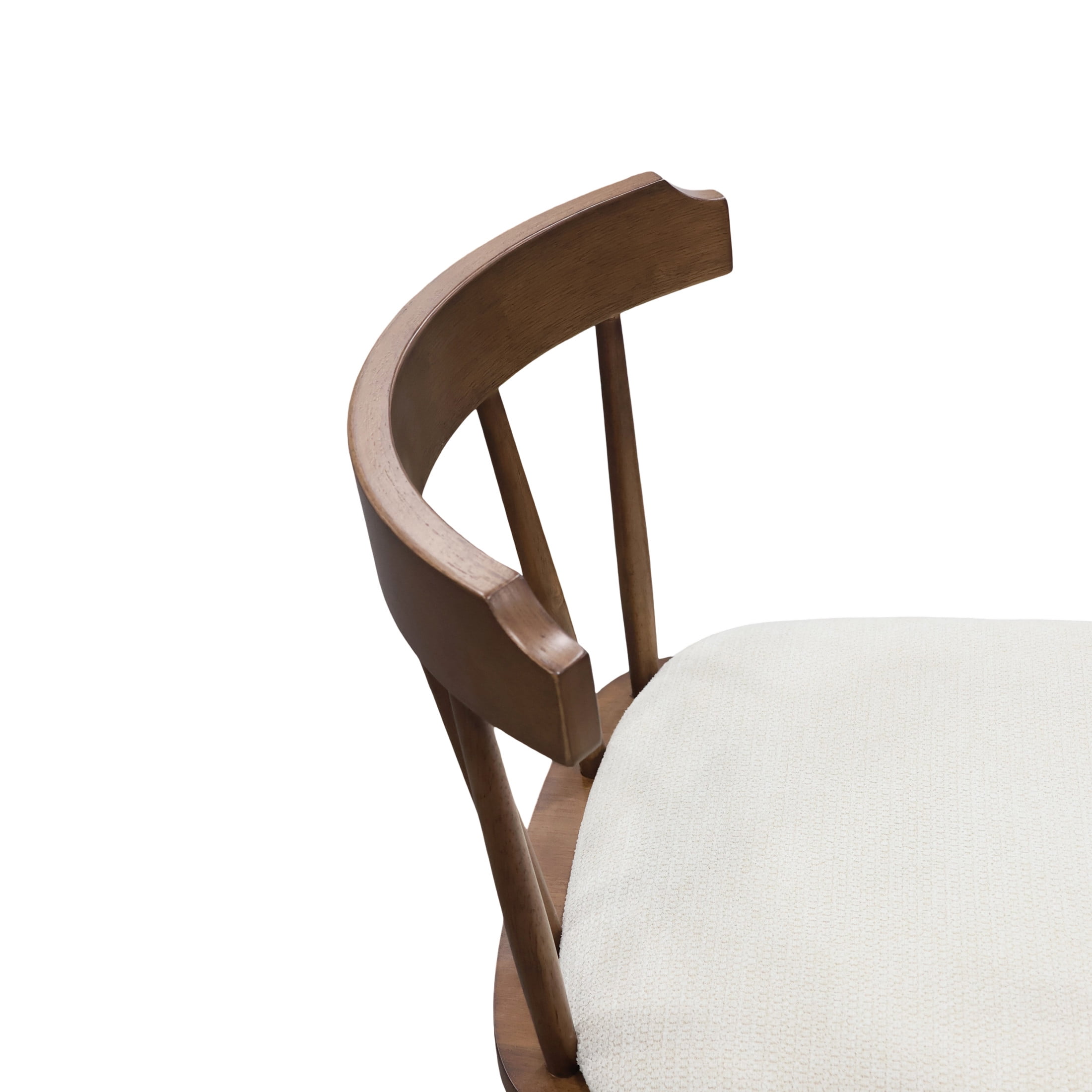Christopher Knight Home 38"H Counter Stool Set of 4, Wood Frame, Beige Upholstered Seat, Natural