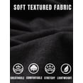 thumbnail image 2 of COOFANDY Men's Black Henley Shirts Short Sleeve Casual T-Shirts with Pocket Summer Button Henleys Classic Basic Tees for Men, 2 of 6