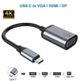 thumbnail image 2 of Adaptador USB C a HDMI/VGA/DP/Mini DP Cable 4K Adaptador USB tipo C a HDMI para MacBook Pro iPad Pro Surface Book XPS, Tipo C a HDMI, 2 of 5