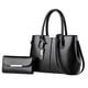 thumbnail image 1 of Conjunto de bolso de mano para mujer, bolsa de moda, regalo elegante, bolso de hombro para mujer, bolso de mano para primavera, viajes al aire libre y Negro, 1 of 8