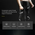 thumbnail image 4 of Men's Reflective Bicycle Pants Gel Padded Cycling Compression Tights Leggings Outdoor Riding Bike Pants, 4 of 8