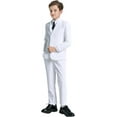 thumbnail image 2 of Lycody Boy's Formal Suit Set Slim Fit Kids Tuxedo Suits for Wedding Teen Toddler Boy Dress Suit Outfit, 2 of 6