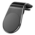 thumbnail image 1 of Soporte magnético para teléfono con salida de aire para automóvil Soporte universal para teléfono con clip de aleación (negro), 1 of 3