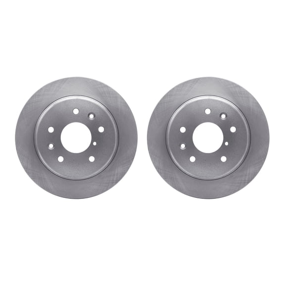 Dynamic Friction Company Rear Brake Rotors 6002-80015