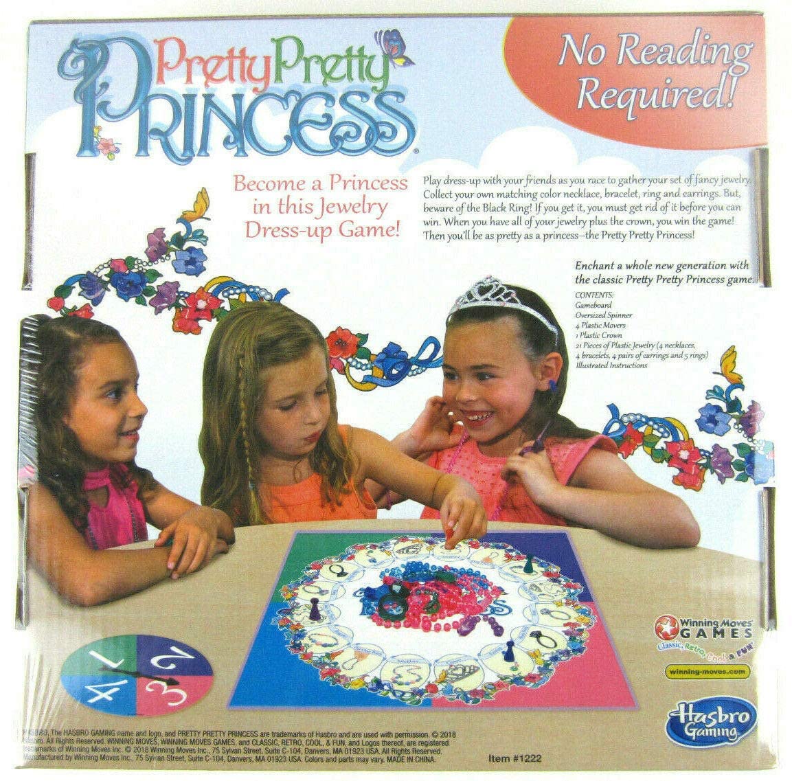 Pretty Pretty Princess Game Jewelry Dress Up Board Game 1990's Classic Toy Tiara Necklaces - image 2 of 6