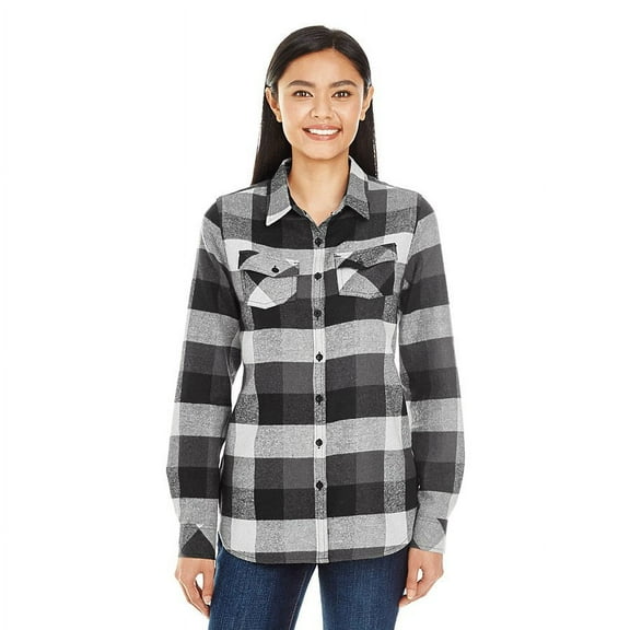 Burnside Women's Plaid Flannel Shirt