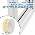 thumbnail image 6 of XIBUFE 2Pcs Door Stoppers Bottom Low Temperature Under Draft Stopper Self-Adhesive white, 6 of 7