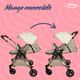 thumbnail image 4 of Carriola Para Bebé Reversible Plegable Tremiti Multiposiciones IBaby beige, 4 of 10