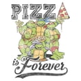 thumbnail image 2 of Junior's Teenage Mutant Ninja Turtles Pizza Is Forever  Graphic Tee White 2X Large, 2 of 3
