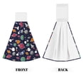 thumbnail image 2 of Sikiie Rocket Satellite Hand Towel with Loop Hanging Towel Absorbent Tie Towels for Kitchen Tea Bar Bathroom Decor, 2 of 7