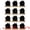 12Pcs House Shape, variant on Unique Bargains 20Pcs Mini Chalkboard Signs with Support Base 5Pcs Geometric 3.3" x 1.0" x 2.4"