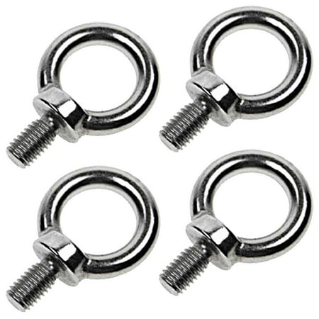 

Machine Eye Bolt - Stainless Steel Type 316 - 3/4 x 1-1/8 - 4 Pack