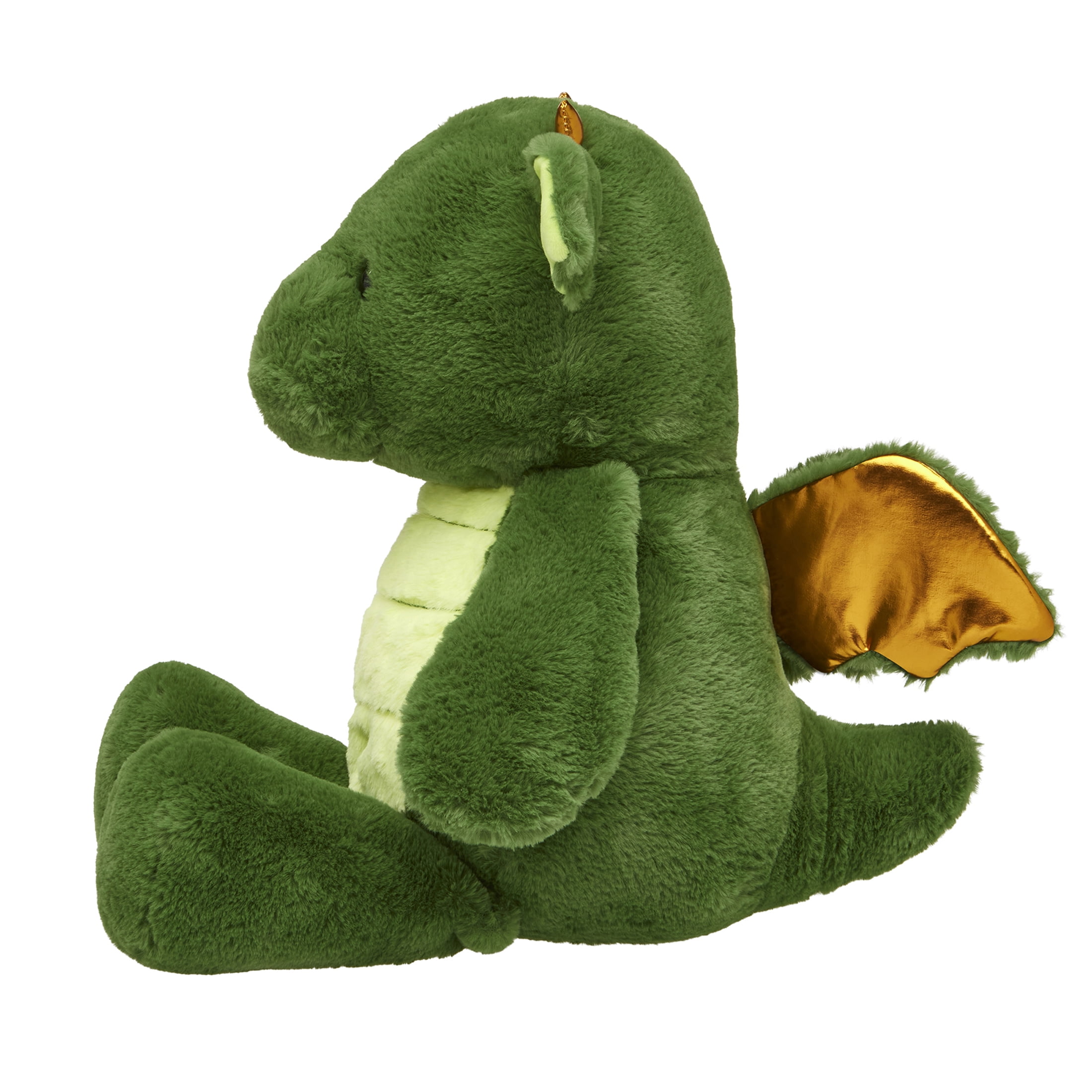 ButterLuvs Plush Dragon Stuffed Animal, 24 Inch Large Super Soft Green Cuddly Dragon