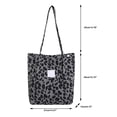 thumbnail image 3 of Women's Tote Bag Fashionable Leopard Print Shoulder Handbag Casual Carryall Spacious for School Work Travel, 3 of 8