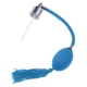 thumbnail image 2 of Frasco de perfume vintage recargable con atomizador en forma de bola, 18 mm, color blanco Azul, 2 of 5