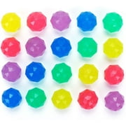 Bouncy Balls Bulk Little Diamonds Balls for Kids and Gumball Machine 50 pcs 32 mm 1.26”