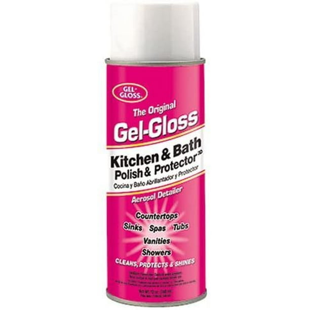 Original Gel Gloss Kitchen and Bath Polish and Protector, 12oz. Aerosol Can