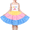 Blue Lollipop, variant on Girls Dress Purple Unicorn Rainbow Strip Suspender Sleeveless Summer 7 Years
