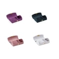 thumbnail image 2 of Shengyu Jewelry Box Velvet Lid Arch Face Portable Solid Color Package Boxes Durable Smooth Storage Holder Rings Necklace Purple Purple, 2 of 6