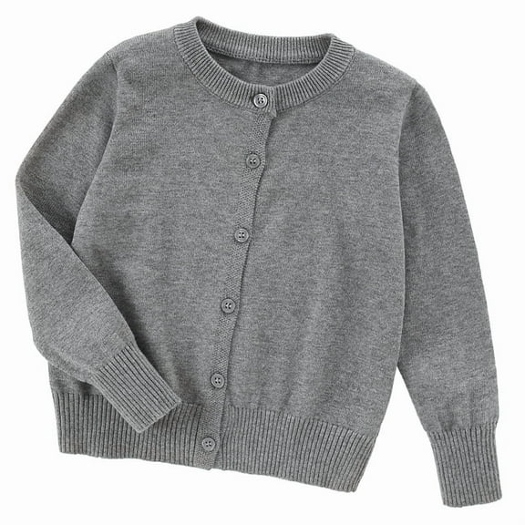 2025 Women's Knit Cardigan Sweater - Lightweight Grey Round Neck Open Front Long Sleeve Casual Thin Pullover Coat for Spring/Fall Early Autumn Loose Fit Trendy Outerwear Cardigan Sweaters For Women