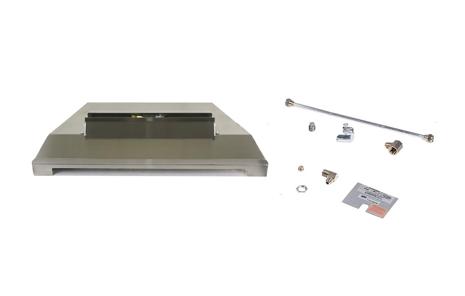 Rasmussen Fireline Outdoor Fireplace Burner Kit For Fire Glass