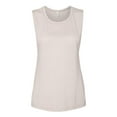 thumbnail image 1 of Bella Canvas Womens Flowy Scoop Blended Muscle Tank, XL, Heather Dust, 1 of 1