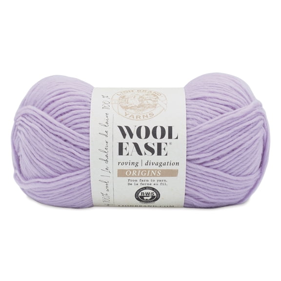 Lion Brand Wool-Ease Roving Origins Yarn-Lilac