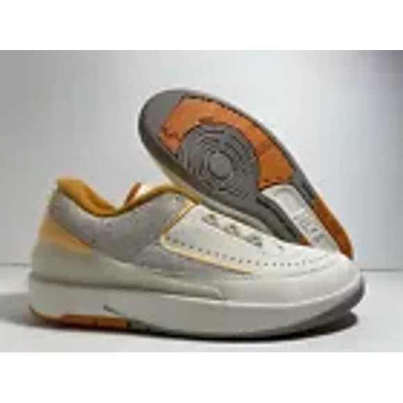 Nike Air Jordan 2 Retro Low Melon Tint Sail Light Curry DV9956-118 Size 6 New