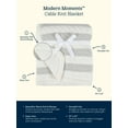 thumbnail image 6 of Modern Moments by Gerber Baby Boy or Girl Cable Knit Blanket with Sherpa, Coral, 6 of 6