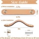 thumbnail image 2 of 4pcs Leather Furniture Handle, Cupboard Door Knob Leather Handle Drawer Knob, Vintage Furniture Handle for Cabinets, Dresser, Kitchen (Beige, 128mm), 2 of 4