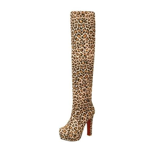 leopard print booties walmart