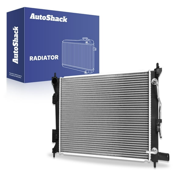 Autoshack Radiator Compatible with Hyundai & Kia, Accent 2012-2017 Rio 2012-2017, L4 1.6L, with Transmission Oil Cooler