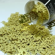 Confetti Word HAPPY NEW YEAR Gold - Pouch (1/2 oz) - CCP7794