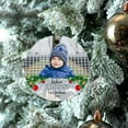thumbnail image 5 of Grandson's 1 Year Old Ornament, Custom Grandson's 1st with Photo & Name, Personalized Upload Grandson Image Christmas 2025 Ornament, Customized Grandson First Christmas Decor dwgahr, 5 of 6