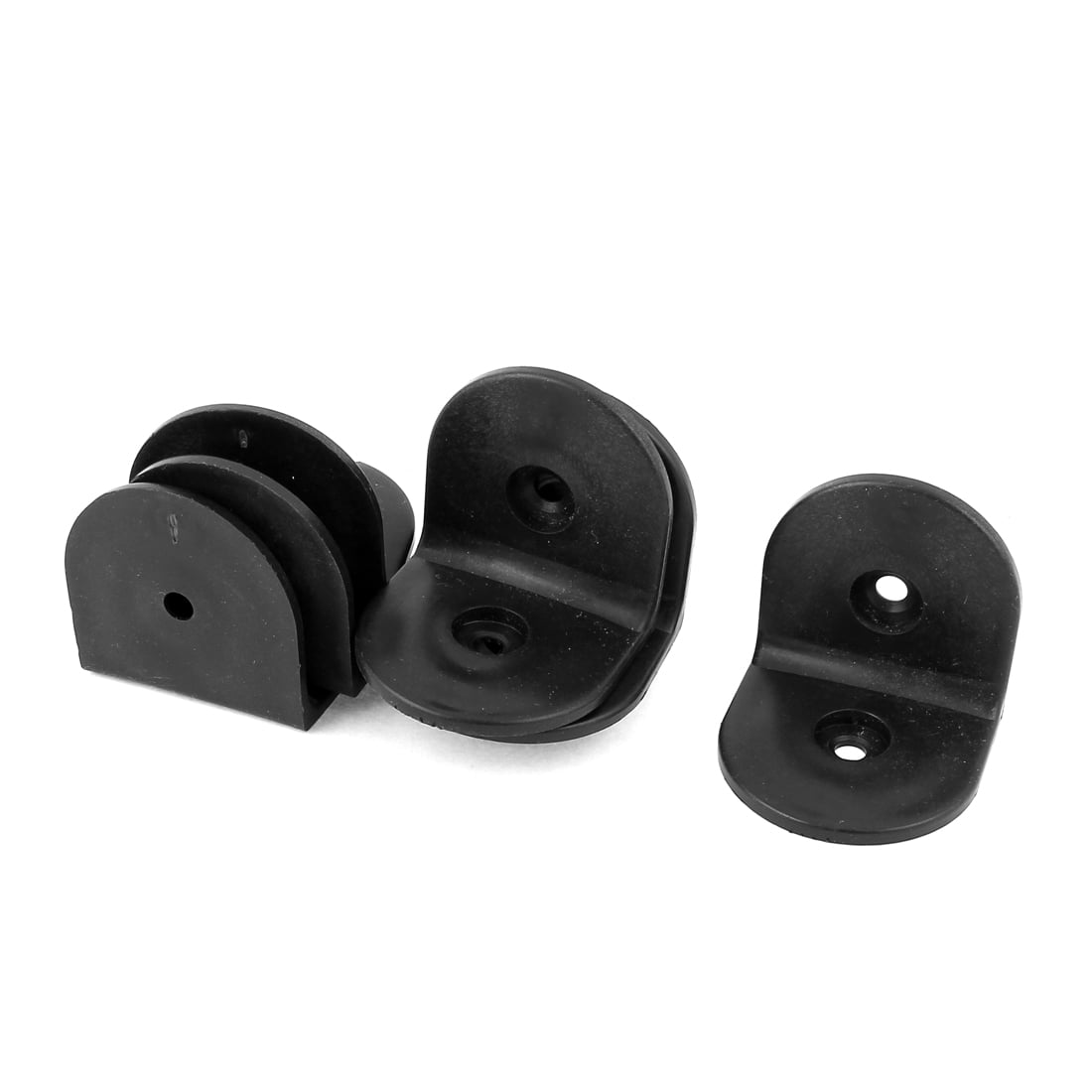 8 Pcs 2 X Black Plastic L Shaped Right Angle Corner Brace 8 Pcs 2 X Black Plastic L Shaped Right Angle Corner Brace Brackets Com