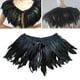 thumbnail image 2 of Capa de plumas, bufandas góticas, accesorios, hombro de bruja, cisne negro para Halloween A, 2 of 8