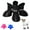 Black, variant on Didog 4pcs Rubber Waterproof Small Medium Large Dog Shoes Pet Puppy Paw Protector Anti Slip Rain Boots/Non-Slip Snow Booties  Black /Blue/Pink