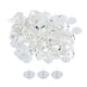 thumbnail image 4 of 100 / pack Silver White Stud Earring Cabochon Ajuste Base Post Hallazgos 10mm Sunnimix resultados de la fabricación de aretes, 4 of 8